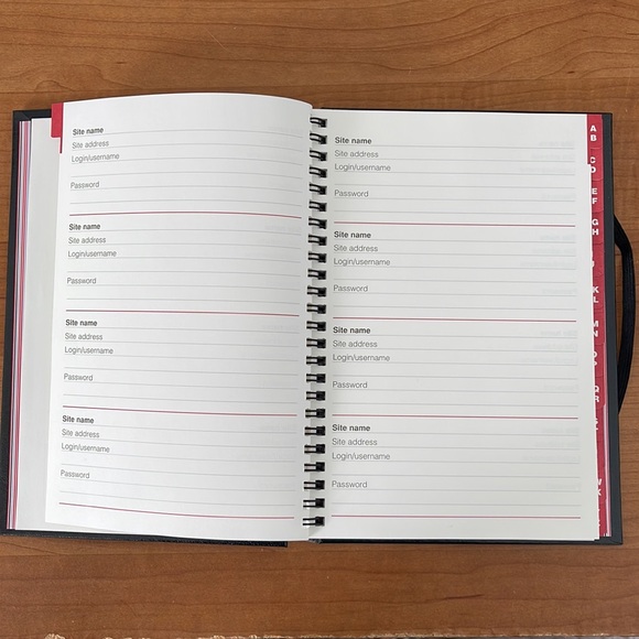 Password Logbook - Picture 4 of 4